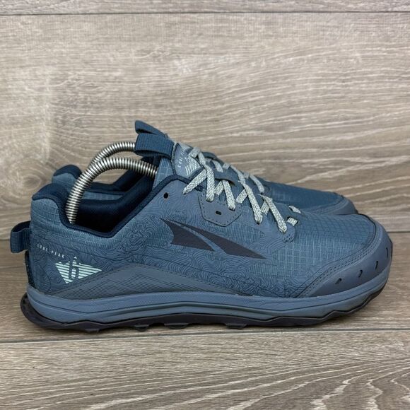 Altra Lone Peak 6 Women’s Sz 10 Navy Light Blue Low Top Lace Up Running Sneakers - Picture 1 of 12